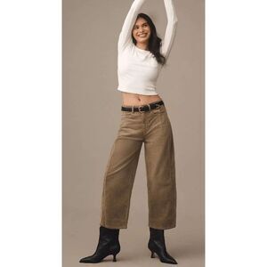 Anthropologie Pilcro Kenna Heritage Barrel Jeans Corduroy  Size 27 NWT
